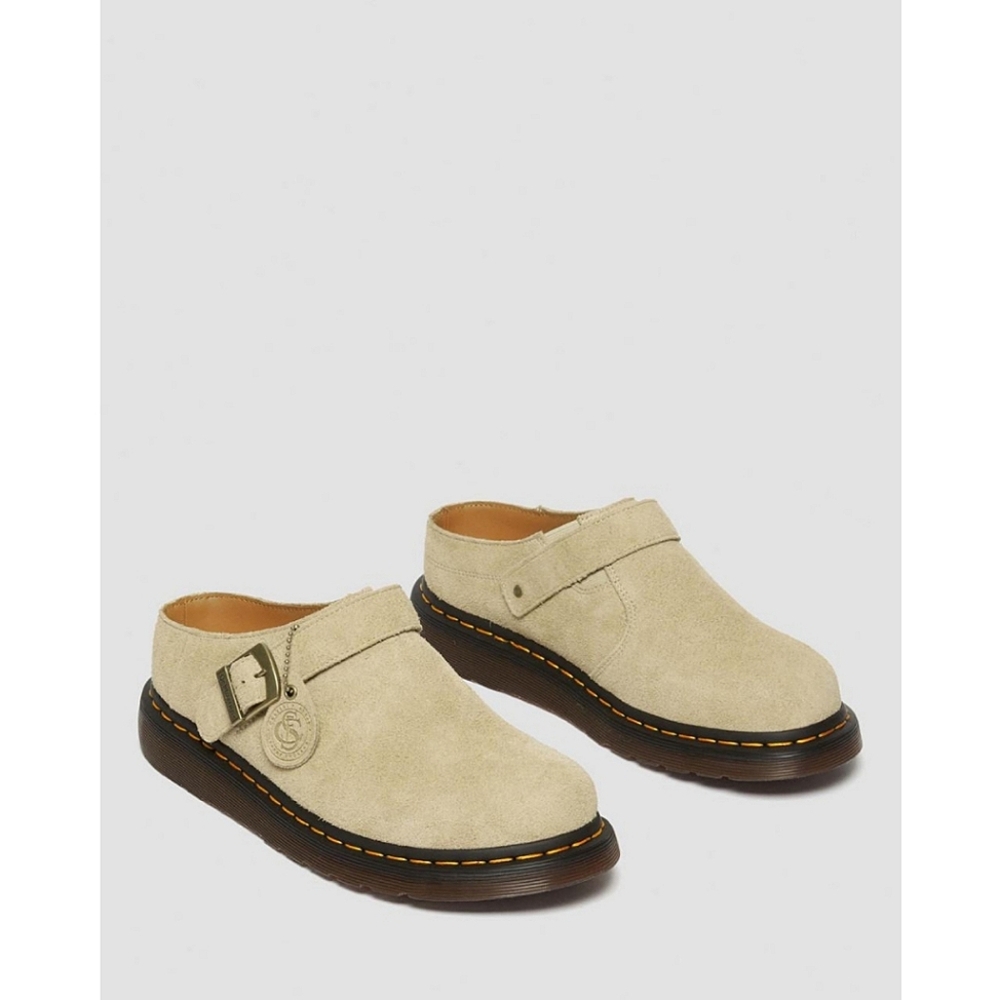 🆕️ Dr Martens Isham Desert Oasis Tan Suede Mules Womens 11 Men 9 Streetwear - Picture 10 of 16